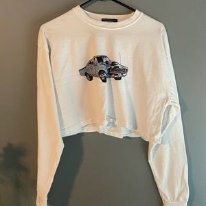brandy Melville long sleeve car shirt